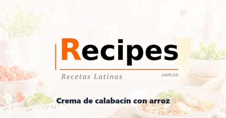 Crema de calabacín con arroz