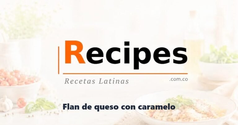 Flan de queso con caramelo