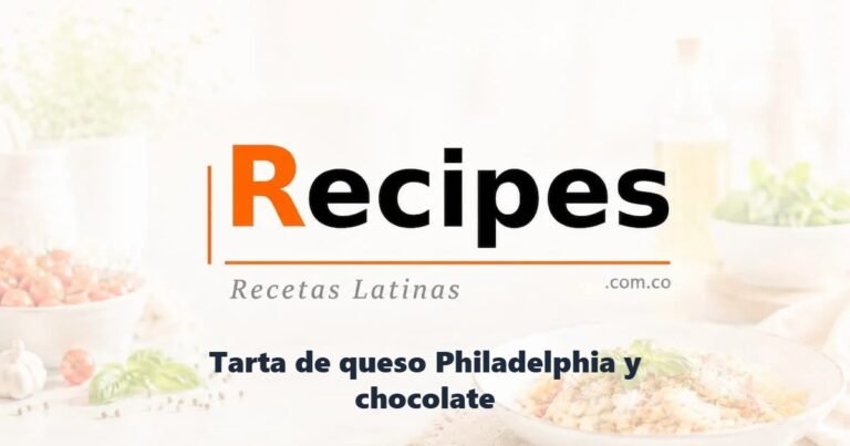 Tarta de queso Philadelphia y chocolate