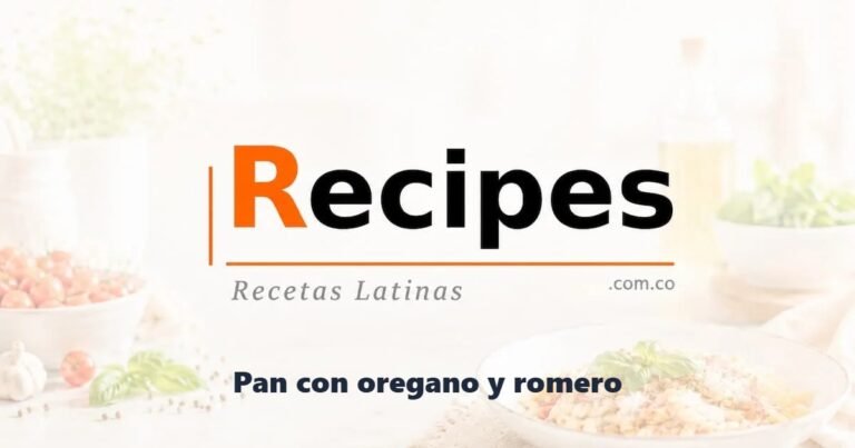 Pan con oregano y romero