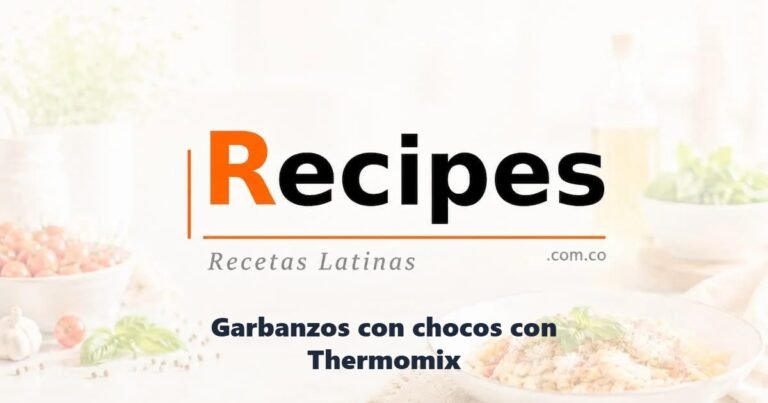 Garbanzos con chocos con Thermomix