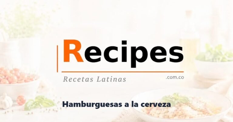 Hamburguesas a la cerveza