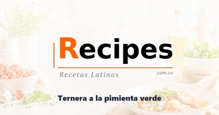 Ternera a la pimienta verde