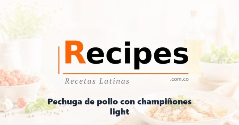 Pechuga de pollo con champiñones light
